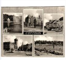 COTTBUS MULTI VUES,GRAND FORMAT A VOIR !! VOYAGE EN 1968 REF 36871 - Cottbus