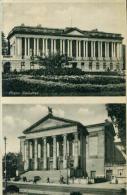 Posen Bibliothek Und Stadttheater MB Multivue Um 1930 Sw - Posen