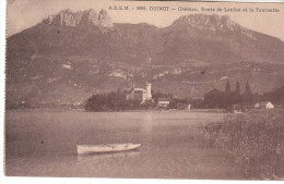 Delcampe - CPA DUINGT CHATEAU, DENTS DE LANFON ET LA TOURNETTE - Duingt