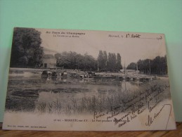 MAREUIL (MARNE) LES PENICHES. LE PORT PENDANT LE CHOMAGE. - Mareuil-sur-Ay