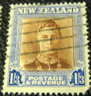 New Zealand 1947 King George VI 1s3d - Used - Oblitérés