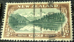 New Zealand 1946 Peace Lake Matheson 0.5d - Used - Oblitérés