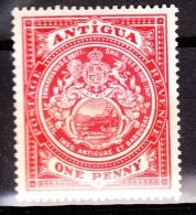 Antigua, 1908, SG 43, Mint Hinged (WM: Mult Crown CA) - 1858-1960 Colonia Británica