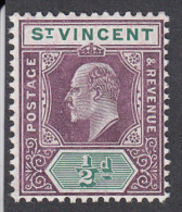 St Vincent 1904  1/2d  SG85  MH - St.Vincent (...-1979)