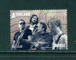 NORWAY - 2013  Popular Bands  'A'  Used As Scan - Oblitérés