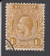 St Vincent 1921   1s    SG138a   Used - St.Vincent (...-1979)