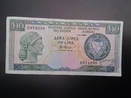 Cyprus 1987 10 Pounds Used - Zypern