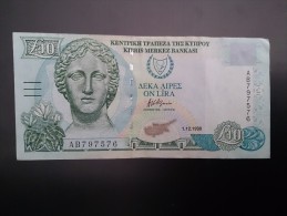 Cyprus 1998 10 Pounds Used - Chipre