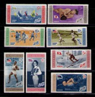 REPUBLICA DOMINICANA - MELBOURNE OLIMPICS - YVERT Nº 504-508 + A 129-131 - Summer 1956: Melbourne