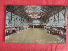 Maryland > Annapolis – Naval Academy   Decorated  For A Dance Interior Armory Not Mailed      Ref 1221 - Annapolis – Naval Academy