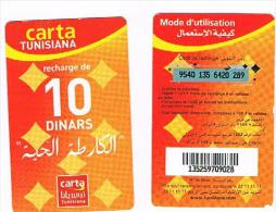 TUNISIA  -  TUNISIANA  (GSM RECHARGE) - LA CARTE VIVANTE 10      -  USED  -  RIF. 2660 - Tunesië