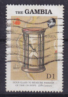 Gambia 1988 Mi. 810    1 D Erforschung Westafrikas Stundenglas - Gambie (1965-...)