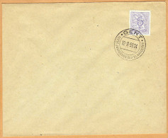 Enveloppe Cover Brief  849 Gent Jaarbeurs Der Vlanderen - Storia Postale