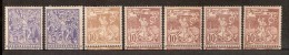 Lot Met Nrs. 71  T/e/m 73 MH * Postfris Met Plakker  ! Inzet Aan 1 € ! - 1894-1896 Exposiciones