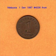 MALAYSIA   1  SEN  1967  (KM # 1) - Malesia