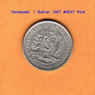 VENEZUELA   1  BOLIVAR  1967  (Y # 42) - Venezuela