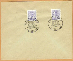 Enveloppe Cover Brief 849 Journée Française Exposition Bruxelles - Covers & Documents