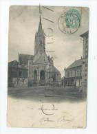 Maignelay-Montigny (60) :L'église De Maignelay En  1903 (animé) PF. - Maignelay Montigny