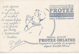 BU 805 A / BUVARD - CHICOREE PROTEZ  -DELATRE - Café & Thé