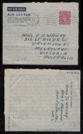 Great Britain 1945 Air Letter Aerogram Mi# LF 1 I To MELBOURNE Australia - Stamped Stationery, Airletters & Aerogrammes