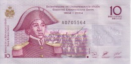 HAÏTI   10 Gourdes  Emission 2004 Bicentenaire De L´indépendance  Pick 272 A        ***** BILLET  NEUF ***** - Haiti