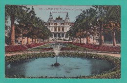 MONTE-CARLO -->  Le Casino Et Les Jardins - La Condamine