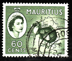 MAURICE 1953 -  Mauritius - Y&T  251 -  Oblitéré - Cote  0.50e - Mauritius (...-1967)