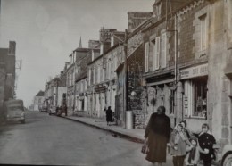 53 LANDIVY  CARTE PHOTO  AUTRE RUE  EPREUVE   AVEC SON NEGATIF D´ORIGINE POUR EDITION DE LA CARTE - Landivy