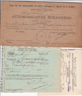 Douanes Belges - Carnet Taxe Pour Automobilistes étrangers - Belgique 1924 - Auto Voiture Car - 16 Pages - Other & Unclassified