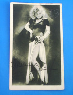 LILIAN HARVEY - Germany Film Actress Born In London '' Der Kongreß Tanz '' 1931. * HAND SIGNED - 100% ORIGINAL AUTOGRAPH - Autografi