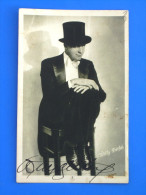 WILLY FRITSCH - Germany Film Actor Born In Katowice ( Silent Film Eto To 1960's )* HAND SIGNED - 100% ORIGINAL AUTOGRAPH - Autographes