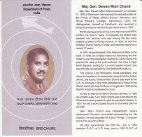 Information On Mj Gn. Dewan Misri Chand, Aviation, Airplane Air Race, Sport, Berlin Olympic 1936 Guest, 2009 - Ete 1936: Berlin