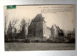 Cp ,85 , SAINTE HERMINE , Le Château , Voyagée - Sainte Hermine