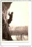 PHOTO ALPINISTE ROCHER DU SAUSSOIS,A VOIR !! REF2904 - Climbing