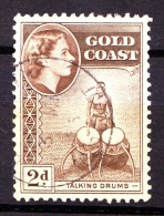 Gold Coast, 1952, SG 156, Used - Gold Coast (...-1957)