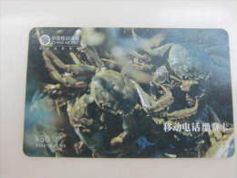 China Prepaid Phonecard,crab ,used - Chine