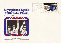 XIII OLIMPIADE LAKE PLACID 1980 FDC USA  VINCITORI MEDAGLIA PATTINAGGIO VELOCITA - Hiver 1980: Lake Placid