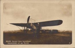 CONCORSO AEREO INTRNAZIONALE MILANO 1910 WIENCZIERS SU AEROPLANO BLERIOT - Reuniones