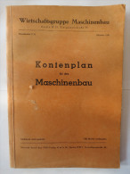 "Kontenplan Für Den Maschinenbau" Ausgabe Oktober 1939 - Technik