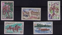 FRENCH POLYNESIA 1967 July Festivals - Unused Stamps