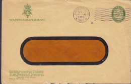 Denmark Postal Stationery Ganzsache Entier Private Print STATSTELEGRAFVÆSENET (14 - Cx) KØBENHAVN 1925 Cover Brief - Postwaardestukken