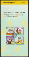 CROATIA CROATIE 2014 - Notice Philatélique - Lapins - Rabbits - Kaninchen - Conejos - Konijnen - Conigli - Lapins