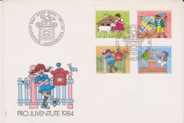 Zwitserland 1984 FDC Kite - Cartas & Documentos