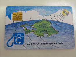 Saint Martin Chip Phonecard,third Issued- Map(maybe Mint) - Antillen (Niederländische)