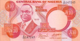 NIGERIA  10 Naira  Non Daté  Pick 25 E     *****  BILLET  NEUF  ***** - Nigeria