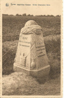 Ieper- Ypres- Hell Fire Corner, British Demarcation Stone - War Cemeteries