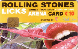 PAYS BAS ARENA CARD ROLLING STONES WORLD TOUR 2003 UT RARE - Beurskaarten