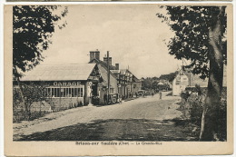 Brinon Sur Sauldre La Grande Rue Garage Automobile Edit Lenormand Voyagé 1937 - Brinon-sur-Sauldre