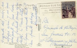 1494 Postal Andorra La Vieja  1973 - Lettres & Documents