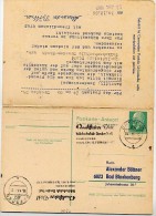 DDR P77 Postkarte Mit Antwort ZUDRUCK #1 Sost. VOLKSHOCHSCHULE DRESDEN 1967 - Privé Postkaarten - Gebruikt